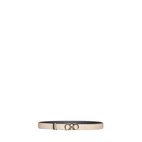 Ferragamo Women Ferragamo Reversible Grained Leather Gancini Belt